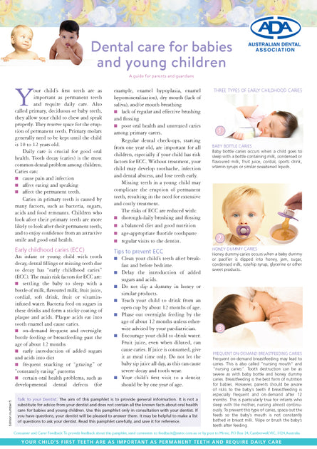 Dental Care For Babies And Young Children – Mi-tec Medical Publishing