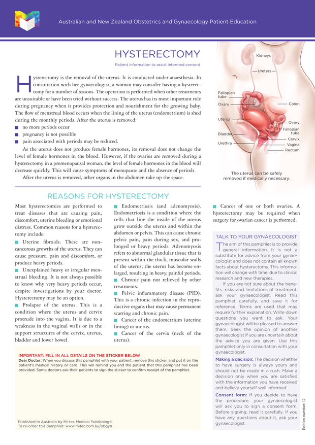 Hysterectomy