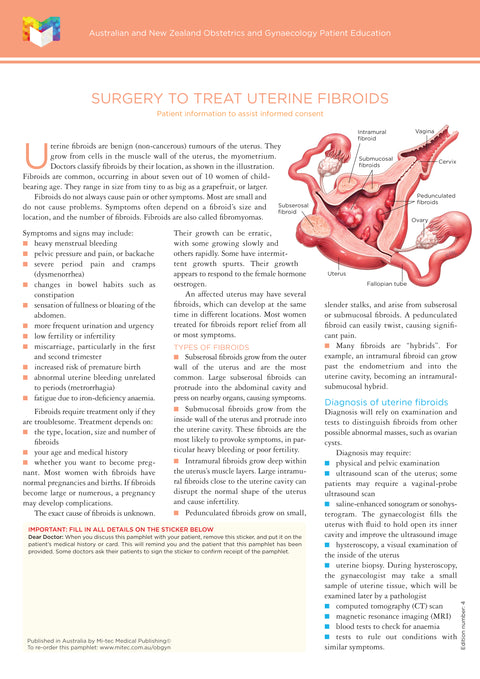 Surgery to Treat Uterine Fibroids