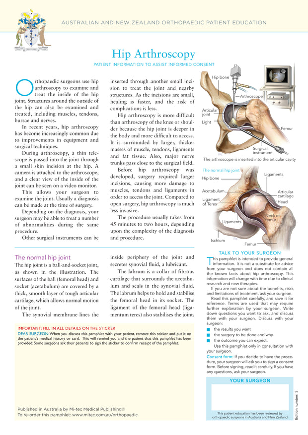 Hip Arthroscopy